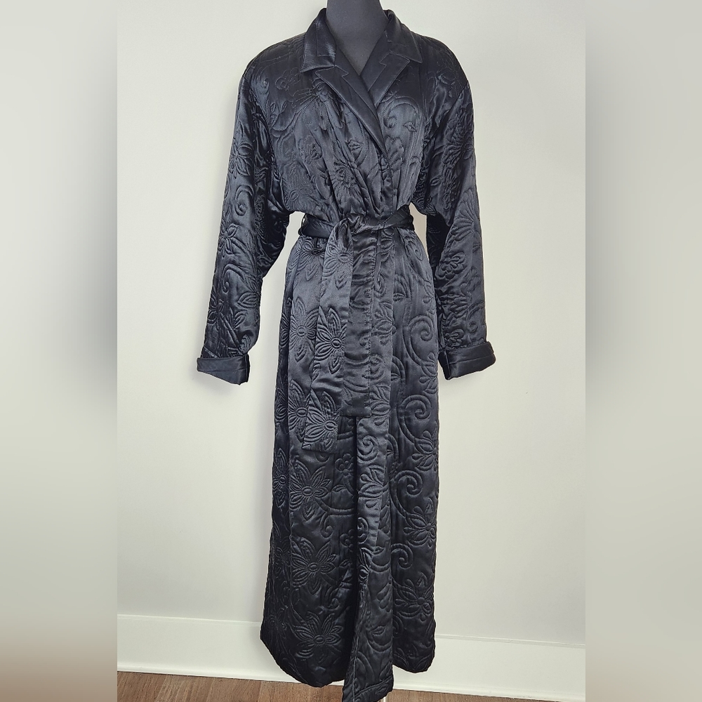 VTG LA PERLA silk quilted robe